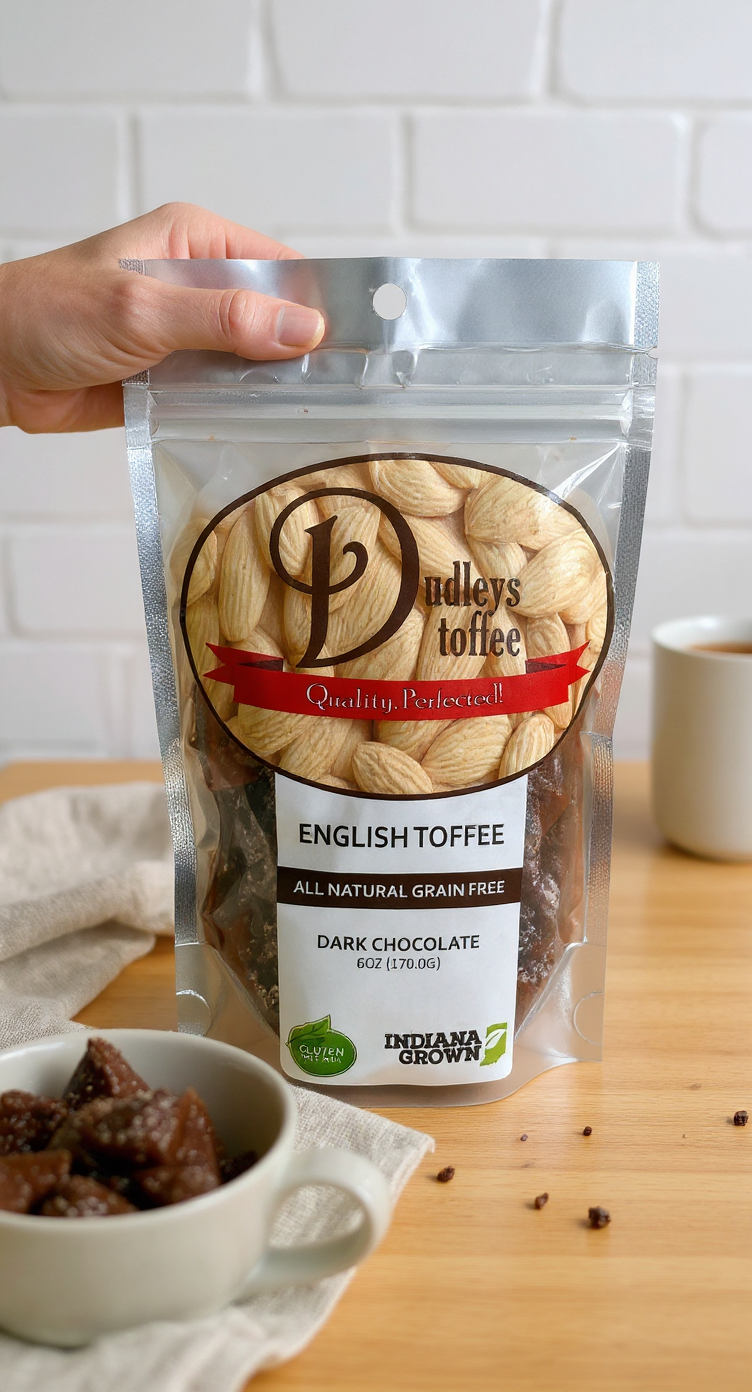 Dark Chocolate English Toffee (6oz)