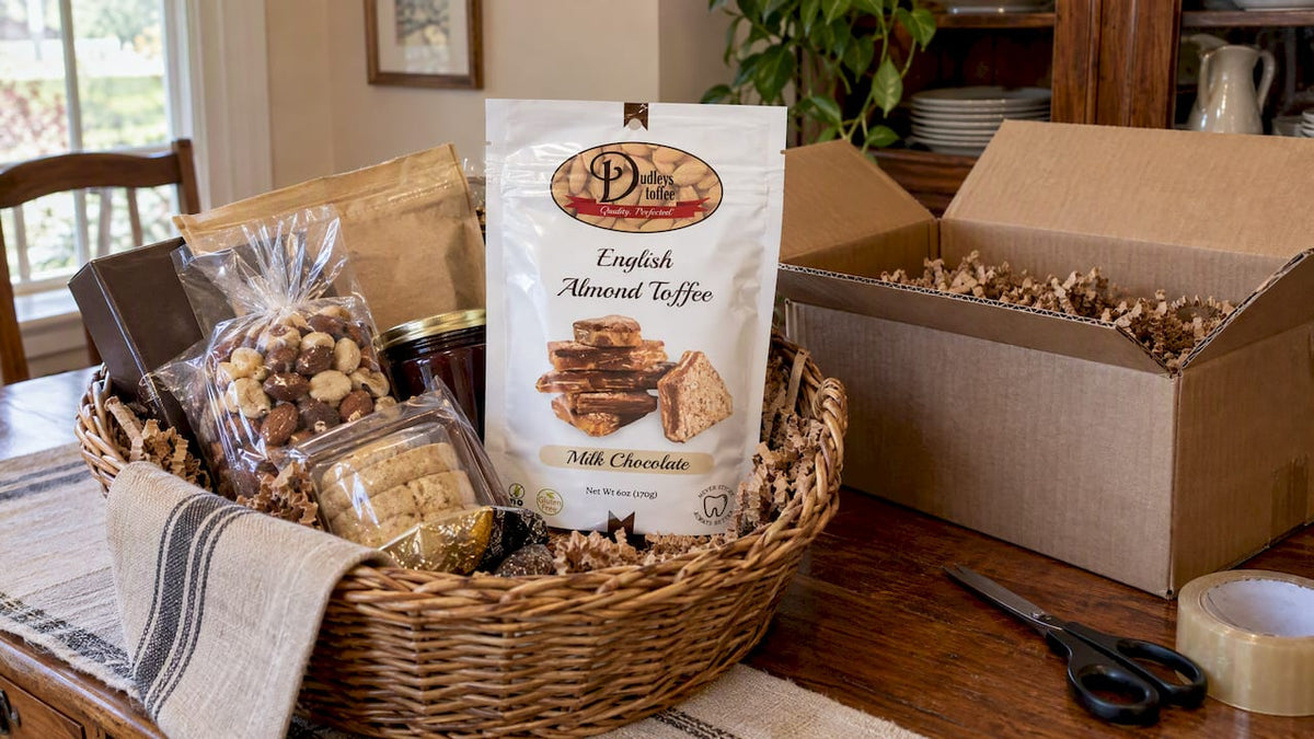 Toffee among shelf-stable gift basket fillers