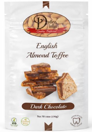 Handcrafted English Almond Toffee (6oz)
